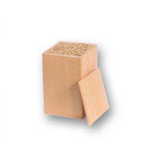 Buchenholzdose für 1,0 kg