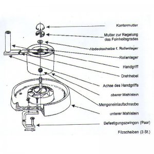 Bild 1 zu Artikel Mutter zur Regelung des Feinheitsgrades  