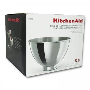 Bild 1 zu Artikel KitchenAid-Edelstahlschüssel 3 Liter für Artisan, Classic und UltraPower (3,2 Qt.), KitchenAid-Zubehör 