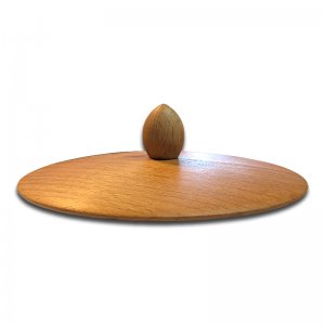Bild zu Trichterdeckel mit Knopf für Handflocker Bild zu Trichterdeckel mit Knopf für Handflocker