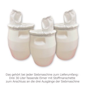 Bild 1 zu Artikel  SAMAP Siebmaschine 600-1, mit Trichter auf Fußgestell für ca. 30 kg 