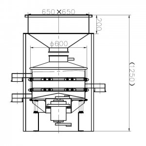 Bild 2 zu Artikel  SAMAP Siebmaschine 600-1, mit Trichter auf Fußgestell für ca. 30 kg 